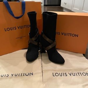 Authentic Louis Vuitton Ankle Boots